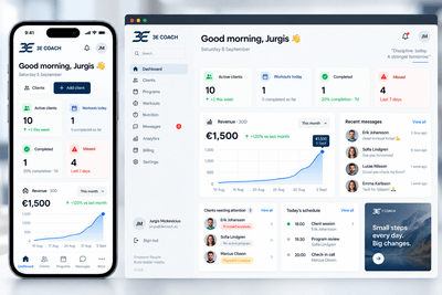 A look inside the app